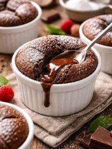 Belçika Çikolatalı Sufle